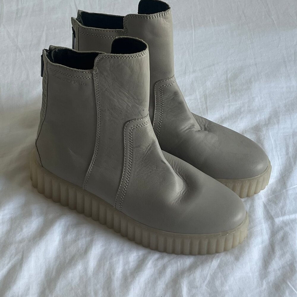 Marc O'Polo Genuine Leather Boots Size 8.5